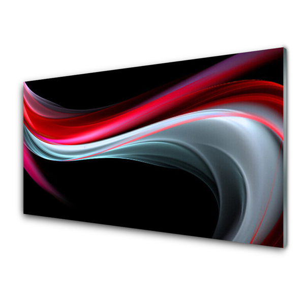 Plexiglas® Wall Art Abstraction art red grey black