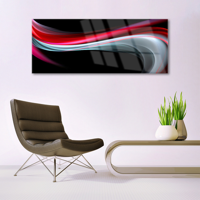 Plexiglas® Wall Art Abstraction art red grey black