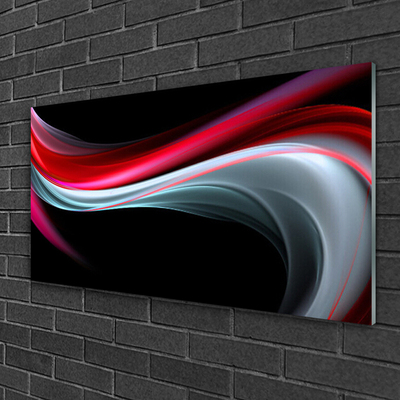 Plexiglas® Wall Art Abstraction art red grey black