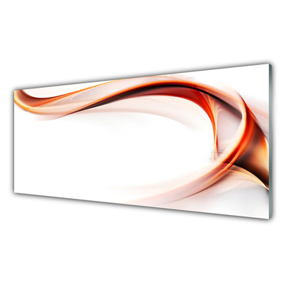 Plexiglas® Wall Art Abstract art yellow orange white