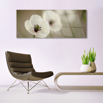 Plexiglas® Wall Art Flower floral white