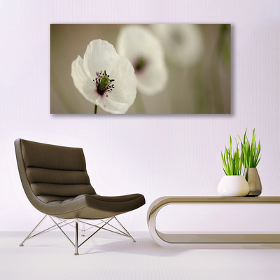 Plexiglas® Wall Art Flower floral white