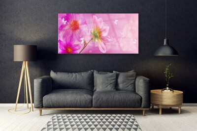 Plexiglas® Wall Art Flowers floral pink