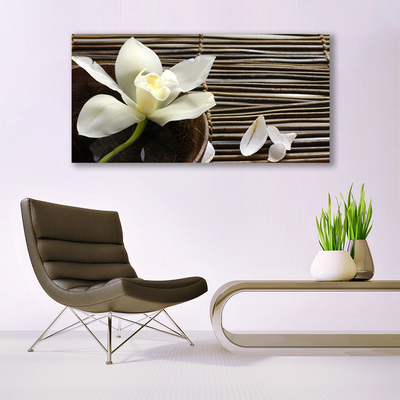 Plexiglas® Wall Art Flower floral white