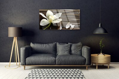 Plexiglas® Wall Art Flower floral white