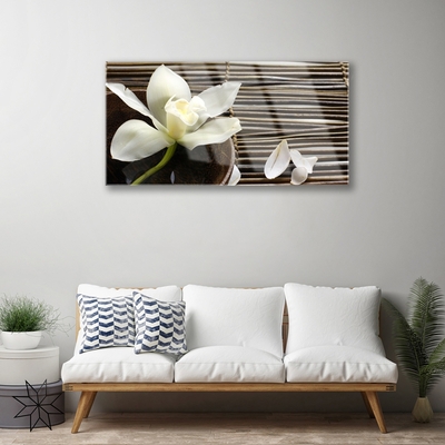 Plexiglas® Wall Art Flower floral white