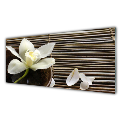 Plexiglas® Wall Art Flower floral white