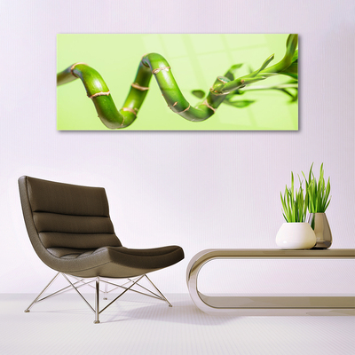 Plexiglas® Wall Art Bamboo floral green