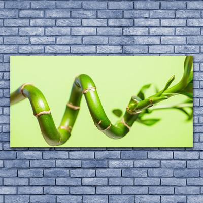 Plexiglas® Wall Art Bamboo floral green