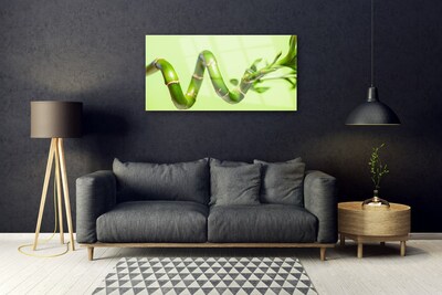 Plexiglas® Wall Art Bamboo floral green