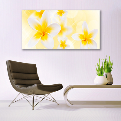 Plexiglas® Wall Art Flowers floral white green