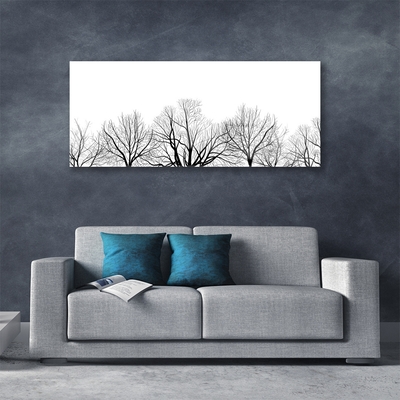 Plexiglas® Wall Art Trees nature black