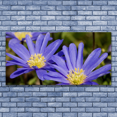 Plexiglas® Wall Art Flowers floral purple