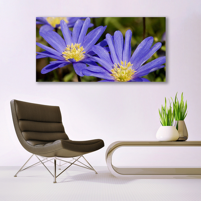 Plexiglas® Wall Art Flowers floral purple