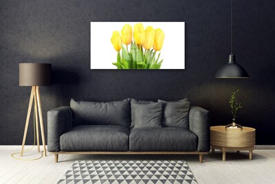 Plexiglas® Wall Art Tulips floral yellow