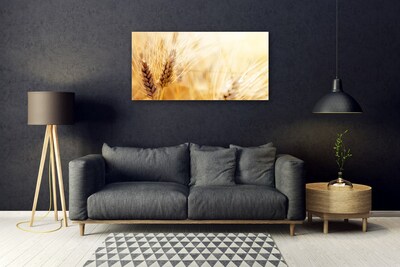 Plexiglas® Wall Art Wheat floral yellow