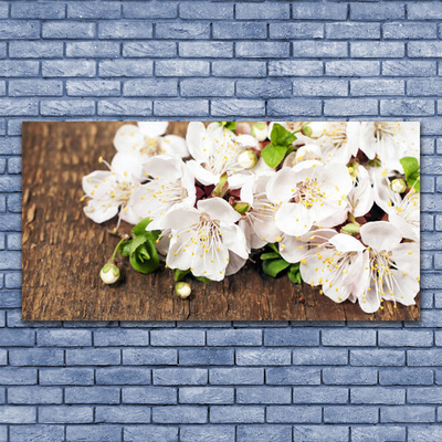 Plexiglas® Wall Art Flowers floral white