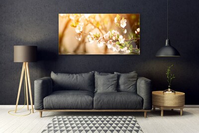 Plexiglas® Wall Art Flowers floral white