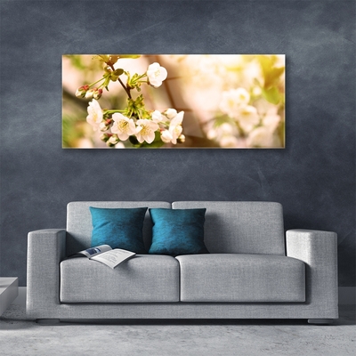 Plexiglas® Wall Art Flowers floral white