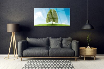 Plexiglas® Wall Art Grass tree nature green