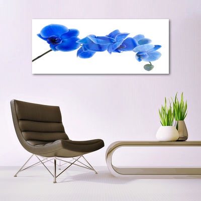 Plexiglas® Wall Art Flower floral blue