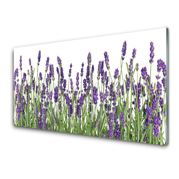 Plexiglas® Wall Art Flowers floral purple