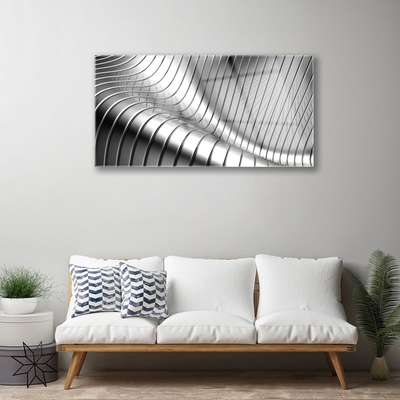 Plexiglas® Wall Art Abstract art silver