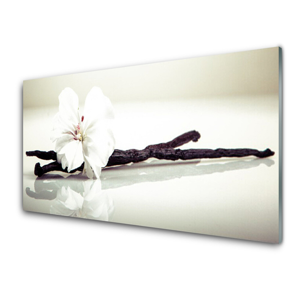 Plexiglas® Wall Art Flower floral white