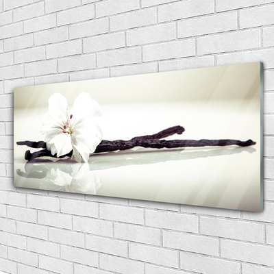 Plexiglas® Wall Art Flower floral white