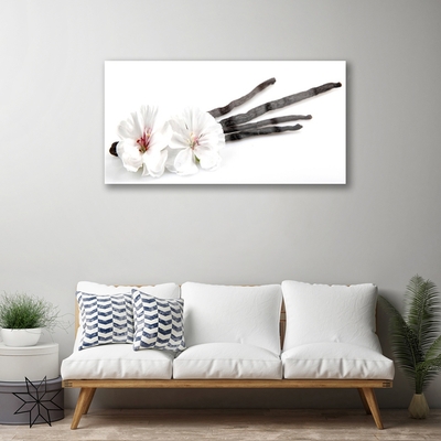 Plexiglas® Wall Art Flower floral white