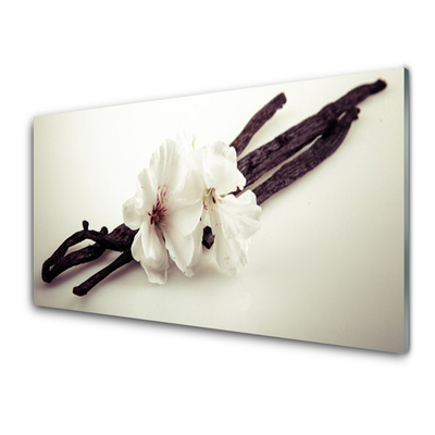 Plexiglas® Wall Art Flowers floral white