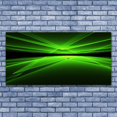 Plexiglas® Wall Art Abstract art green black