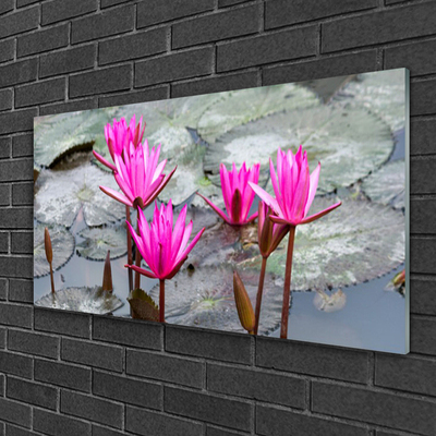 Plexiglas® Wall Art Flowers floral red