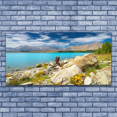 Plexiglas® Wall Art Sea landscape blue