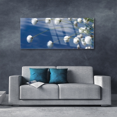 Plexiglas® Wall Art Flowers floral white