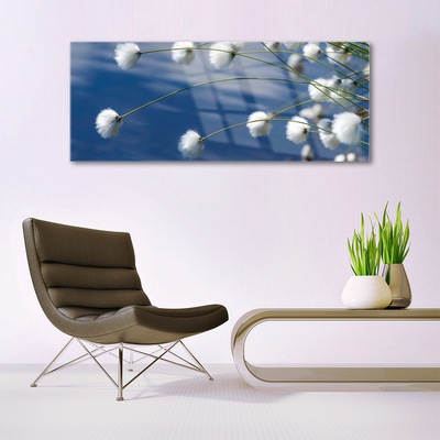 Plexiglas® Wall Art Flowers floral white