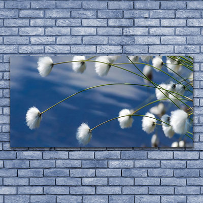 Plexiglas® Wall Art Flowers floral white