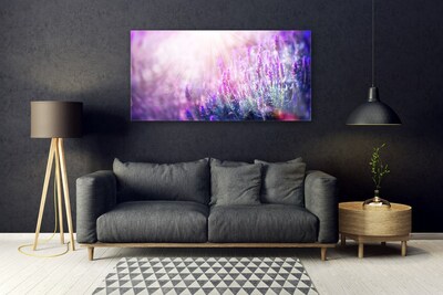 Plexiglas® Wall Art Flowers floral pink purple