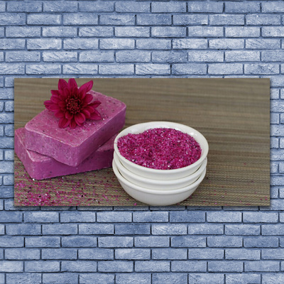 Plexiglas® Wall Art Sand soaps art pink