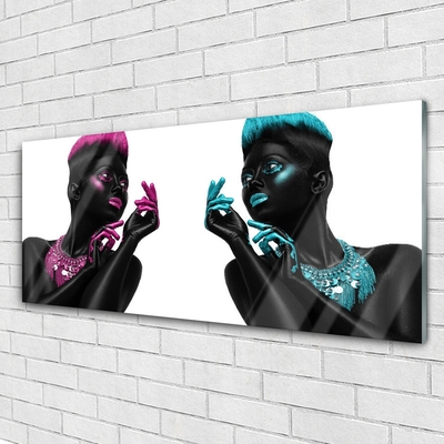 Plexiglas® Wall Art Characters art black red blue
