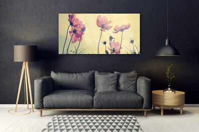 Plexiglas® Wall Art Flowers floral pink