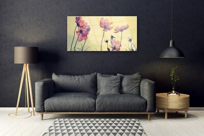 Plexiglas® Wall Art Flowers floral pink