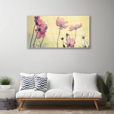 Plexiglas® Wall Art Flowers floral pink