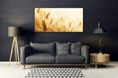 Plexiglas® Wall Art Wheat floral yellow