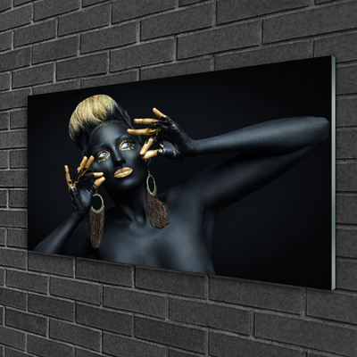 Plexiglas® Wall Art Women people black gold