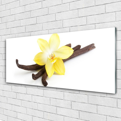 Plexiglas® Wall Art Vanilla floral brown green white