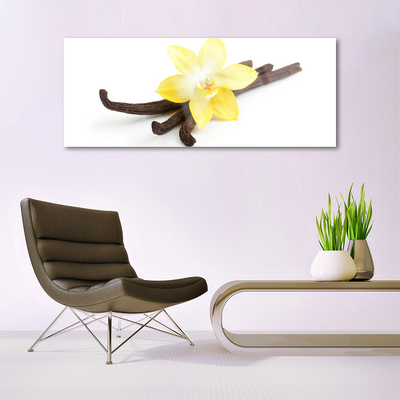 Plexiglas® Wall Art Vanilla floral brown green white