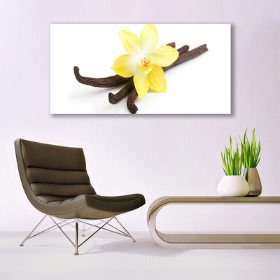 Plexiglas® Wall Art Vanilla floral brown green white