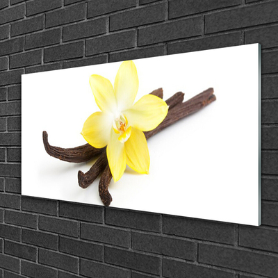 Plexiglas® Wall Art Vanilla floral brown green white