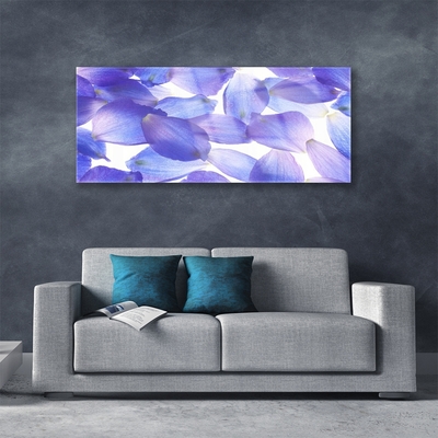 Plexiglas® Wall Art Petals floral purple